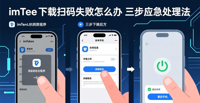 imToken下载扫码失败怎么办 三步应急处理法