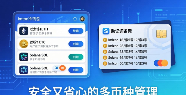 imToken冷钱包：多币种管理这样做，安全又省心